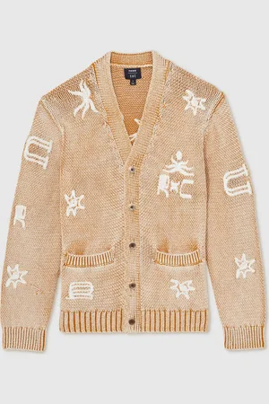 Reiss Verra Ché Motif-Embroidered CardiganMédium
