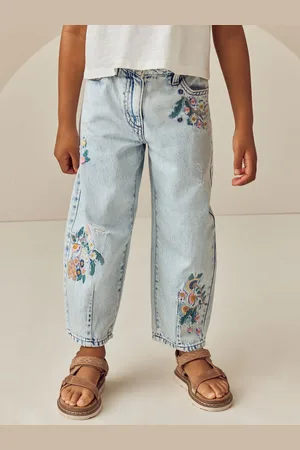 Next 100barillet brodé à fleurs % coton Jeans (3-16ans)166168cm