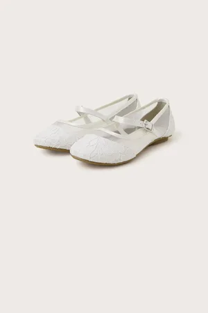 Monsoon Communion Lace Ballerine Chaussures plates