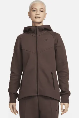 Sweat à capuche et zip Nike Sportswear Tech Fleece Windrunner pour femme  (grande taille)