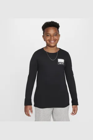 Nike T-shirt à manches longues NBA Brooklyn Nets Essential pour ado (garçon)