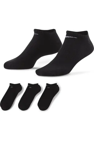 Nike Chaussettes de training invisibles Everyday Cushioned (3 paires)