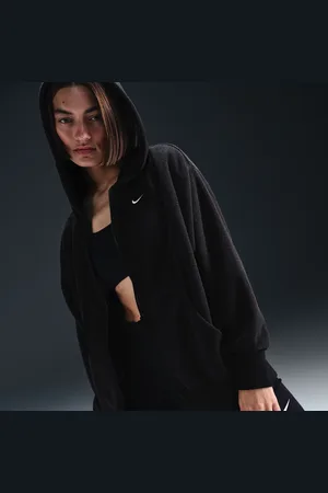 Nike Sweat à capuche et zip oversize et cosy en Fleece Sportswear Phoenix Plush pour femme