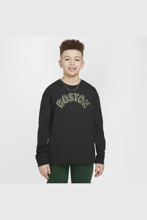 Nike T-shirt à manches longues NBA Max90 Boston Celtics 2023/24 City Edition pour ado (garçon)