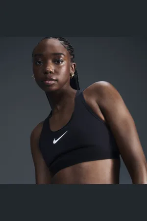 Nike Brassière de sport réglable non rembourrée Swoosh High Support pour femme