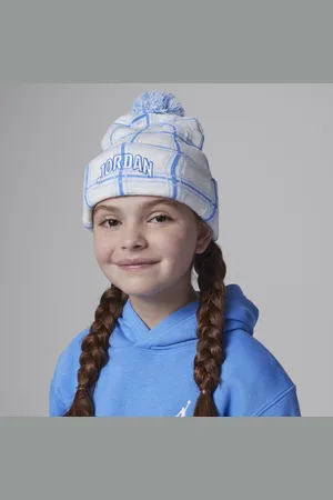 Jordan Bonnet à pompon et carreaux écossais pour ado
