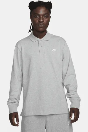Nike Polo en maille à manches longues Club pour homme
