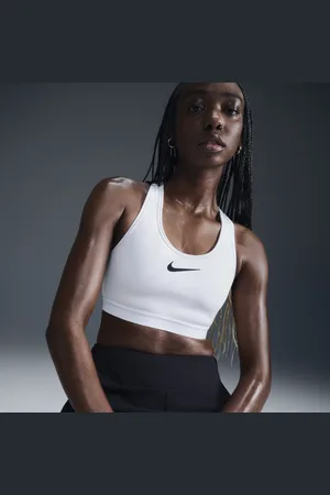 Nike Brassière de sport réglable non rembourrée Swoosh High Support pour femme