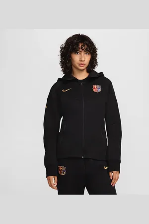 Nike Sweat à capuche et zip Football FC Barcelona Tech Fleece Windrunner pour femme