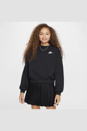 Nike Sweat ample à col ras-du-cou Sportswear Club Fleece pour fille