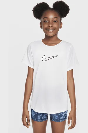 Nike Haut à manches courtes Dri-FIT One Fitted pour ado (fille)