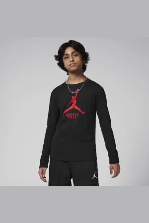 Jordan T-shirt à manches longues NBA Chicago Bulls Essential pour ado (garçon)