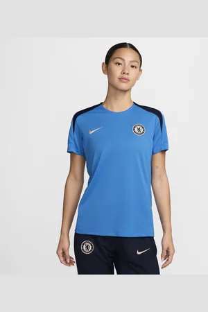 Nike Haut de foot en maille à manches courtes Dri-FIT Chelsea FC Strike pour femme