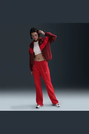 Nike Pantalon en maille coupe slim à taille mi-haute Sportswear Windrunner pour femme
