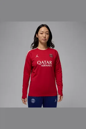Jordan 4e haut de foot à col ras-du-cou en maille Dri-FIT Paris Saint-Germain Strike pour femme