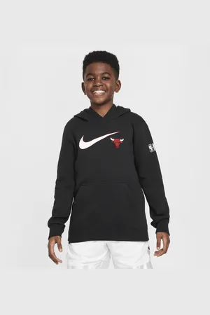 Nike Sweat à capuche NBA Chicago Bulls Club Fleece Essential pour ado (garçon)