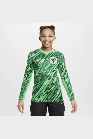 Nike Maillot de foot replica Dri-FIT Pays-Bas (Équipe masculine) 2024/25 Stadium Gardien de but pour ado