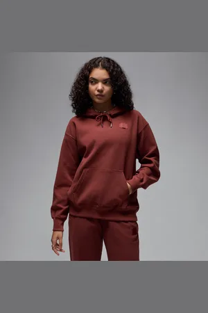 Jordan Sweat à capuche doublé en satin à motif gaufré Flight Fleece pour femme