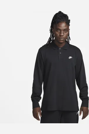 Nike Polo en maille à manches longues Club pour homme