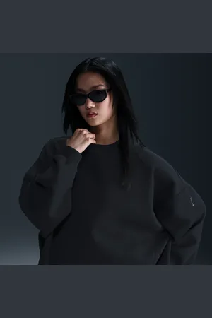 Nike Haut oversize à col ras-du-cou Dri-FIT 24.7 ImpossiblySoft pour femme
