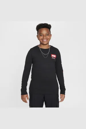Nike T-shirt à manches longues NBA Chicago Bulls Essential pour ado (garçon)