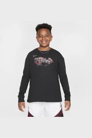 Nike T-shirt à manches longues NBA Max90 Chicago Bulls Essential pour ado (garçon)