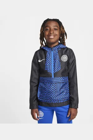 Nike Veste anorak Football Inter Milan Amplify Windrunner Domicile pour ado (garçon)
