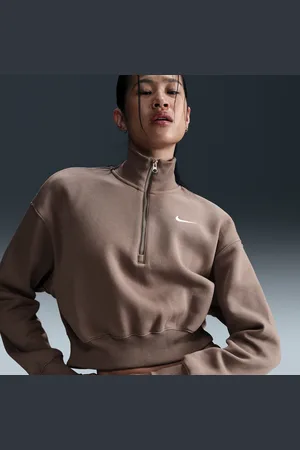 Nike Sweat court à 1/4 de zip Sportswear Phoenix Fleece pour femme