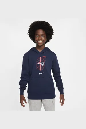 Nike Sweat à capuche en Fleece NFL New England Patriots Club Icon Edition pour ado