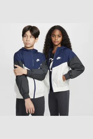 Nike Veste à capuche déperlante Sportswear Windrunner pour ado