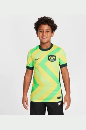 Nike Maillot de foot Replica Dri-FIT Australie 2025/26 Stadium Domicile pour ado