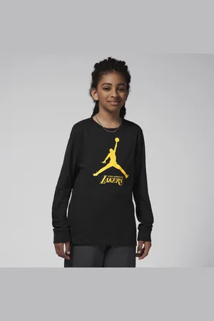Jordan T-shirt à manches longues NBA Los Angeles Lakers Essential pour ado (garçon)