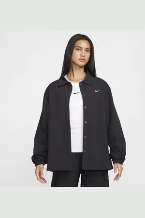 Nike Veste de coach oversize tissée anti-UV Sportswear Essential pour femme