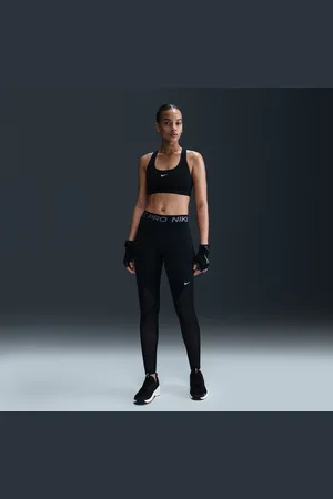 Nike Legging long taille mi-haute à empiècements en mesh Pro pour femme