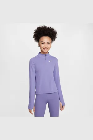 Nike Haut à manches longues et 1/4 de zip Dri-FIT pour fille