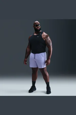 Nike Short de running avec sous-short intégré 18 cm Dri-FIT Stride pour homme