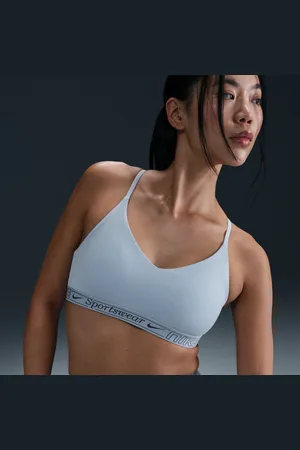 Nike Brassière de sport rembourrée réglable à maintien léger Indy pour femme
