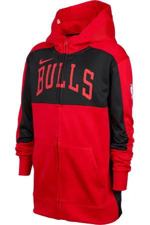 Nike Sweat à capuche et zip Dri-FIT NBA Chicago Bulls Showtime pour ado