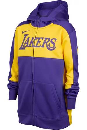 Nike Sweat à capuche et zip Dri-FIT NBA Los Angeles Lakers Showtime pour ado