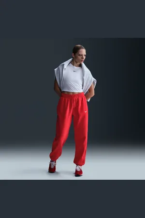 Nike Pantalon de survêtement oversize à taille haute Sportswear Phoenix Fleece pour Femme