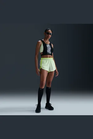 Nike Short de running avec sous-short intégré Dri-FIT pour femme