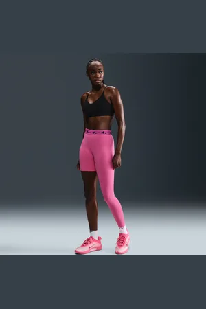 Nike Legging de basket asymétrique à une jambe et taille mi-haute A