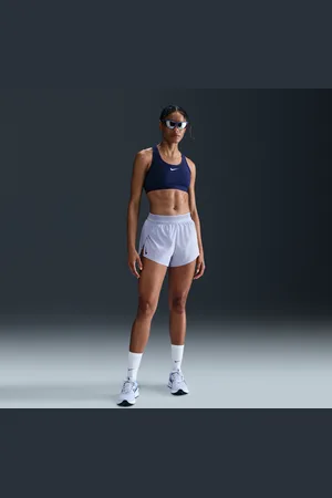 Nike Short de running taille mi-haute avec sous-short intégré Dri-FIT ADV AeroSwift 8 cm pour femme