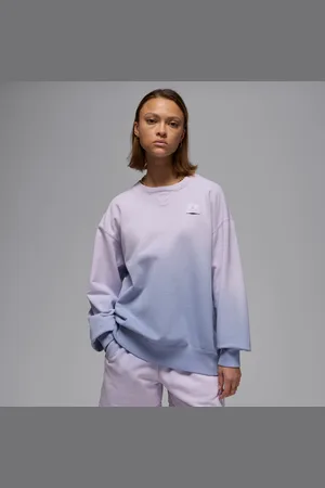 Jordan Sweat à col ras-du-cou en tissu en molleton Flight Fleece pour femme