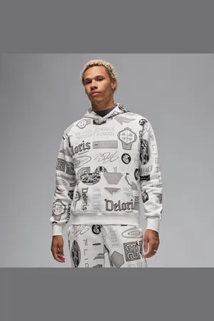 Jordan Sweat à capuche imprimé en tissu Fleece Essentials pour homme