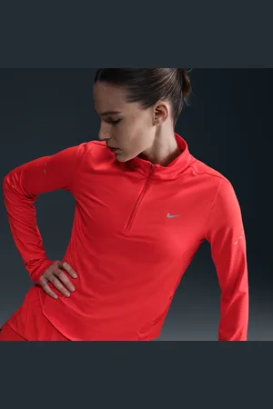 Nike Haut de running à 1/4 de zip anti-UV Dri-FIT Swift pour femme