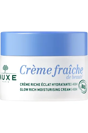 Nuxe Creme Fraîche De Beauté Riche Éclat Hydratante 48H, Certifiée Bio Crème visage 50 ml unisex