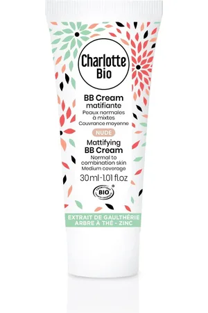 CHARLOTTE BB cream matifiante nude- peaux mixtes BB et CC Crème 30 ml Marron clair unisex
