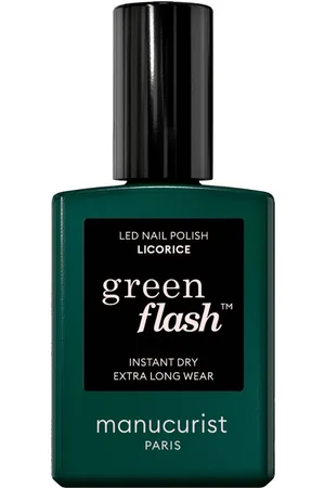 MANUCURIST GREEN FLASH LED gel Vernis à ongles 15 ml Noir unisex