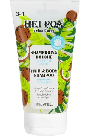 HEI POA Shampooing Douche à la Pulpe de coco bio Shampoing 150 ml unisex